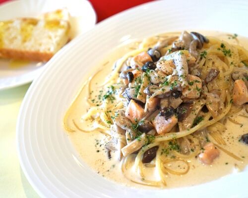 クリームパスタ